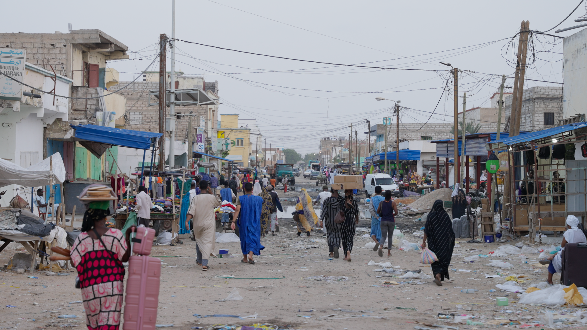En Nouakchott, los barrios Cinquième y Sixième son conocidos por acoger a las personas migrantes en tránsito por la ciudad. | Joel Kashila Torné