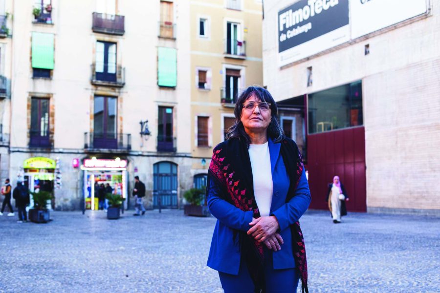 Suheir Ismail Faraj en Barcelona. | Sara Aminiyan Llopis